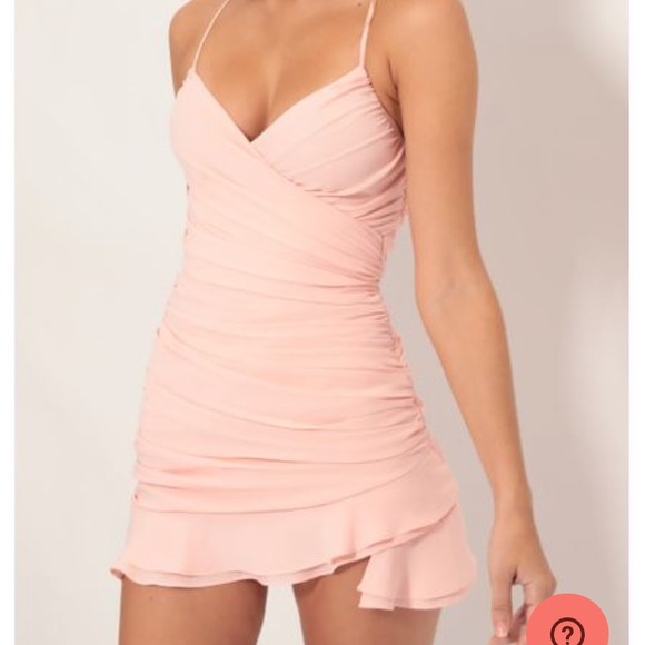 lucy in the sky pink dress